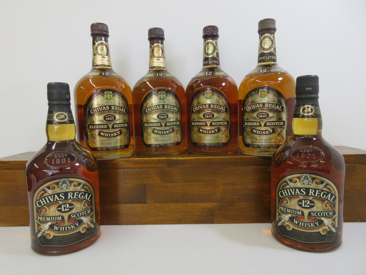 6本セット シーバスリーガル 12年 CHIVAS REGAL 1000ml 40%-43% スコッチ ウイスキー 未開栓 古酒 1円スタート/6-25-8 12年 シーバスリーガル REGAL chivas 1L(1000ml) 700ml｜格安・安いお酒の