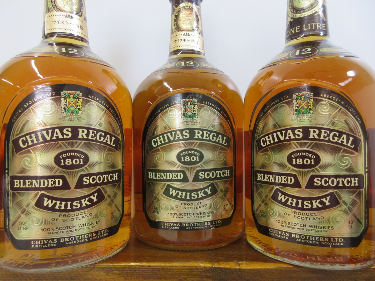 6本セット シーバスリーガル 12年 CHIVAS REGAL 1000ml 40%-43% スコッチ ウイスキー 未開栓 古酒 1円スタート/6-25-8 12年 シーバスリーガル REGAL chivas 1L(1000ml) 700ml｜格安・安いお酒の