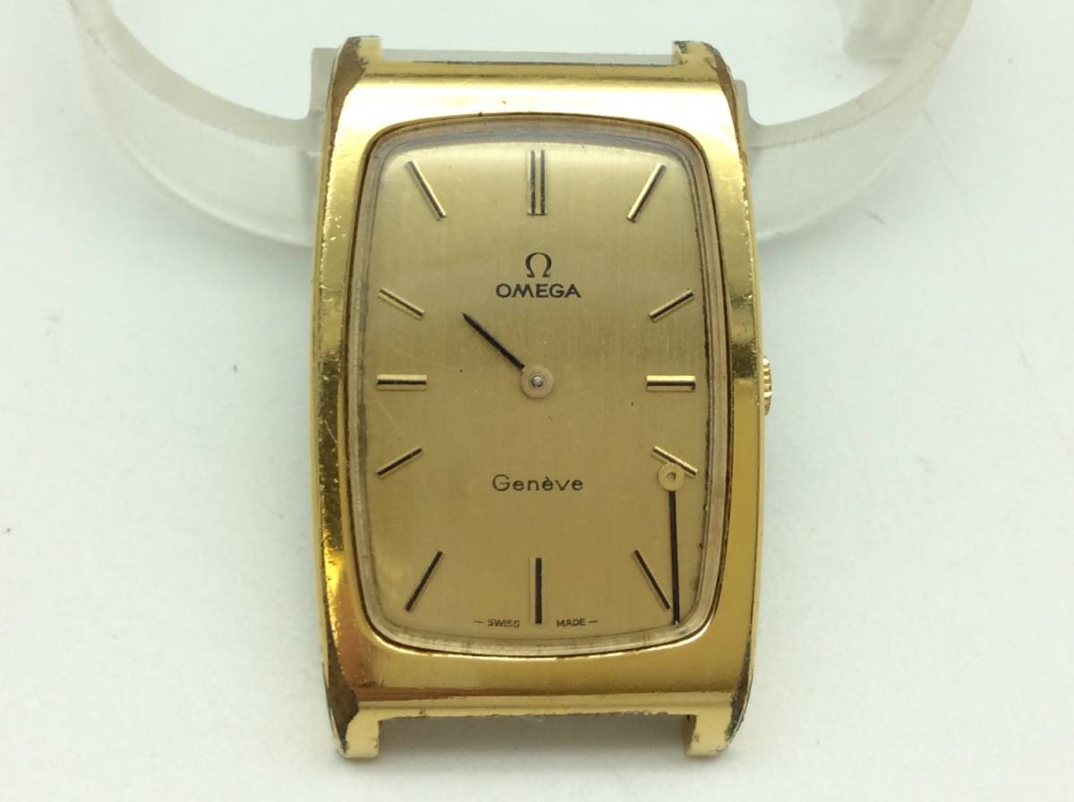 D152〇【QZ/不動品】OMEGA オメガ Geneve ジュネーブ 111.0110 手巻き 