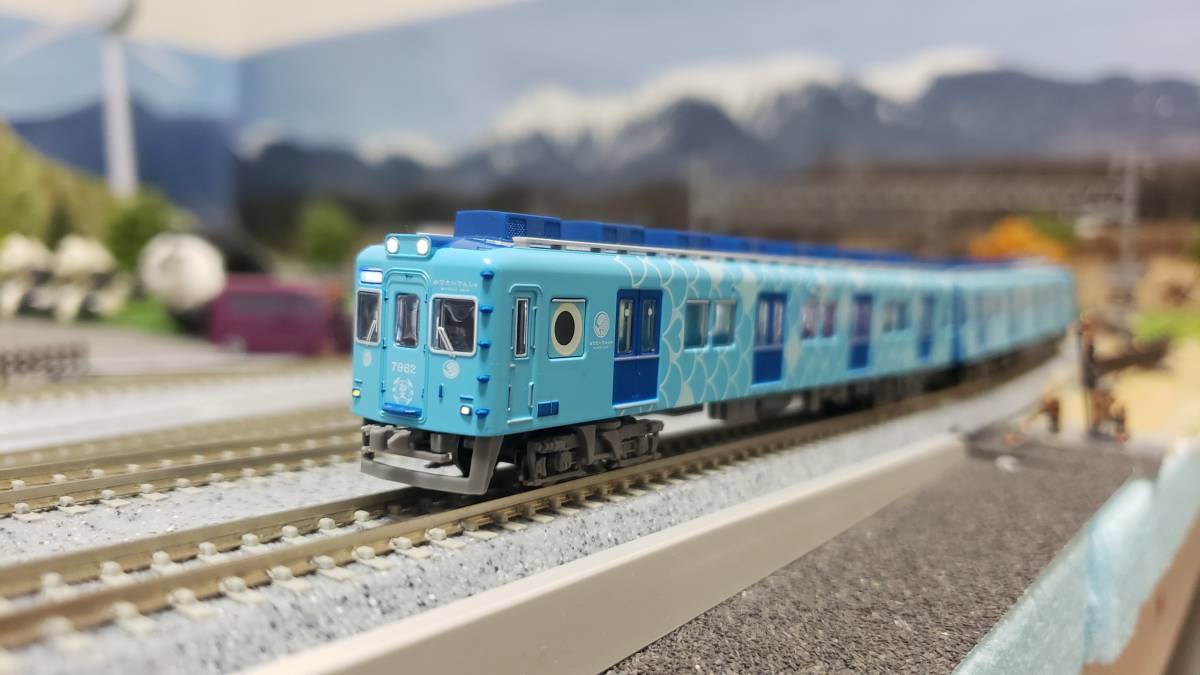 マイクロエース【南海7100系・めでたいでんしゃ（ブルー）2両セット