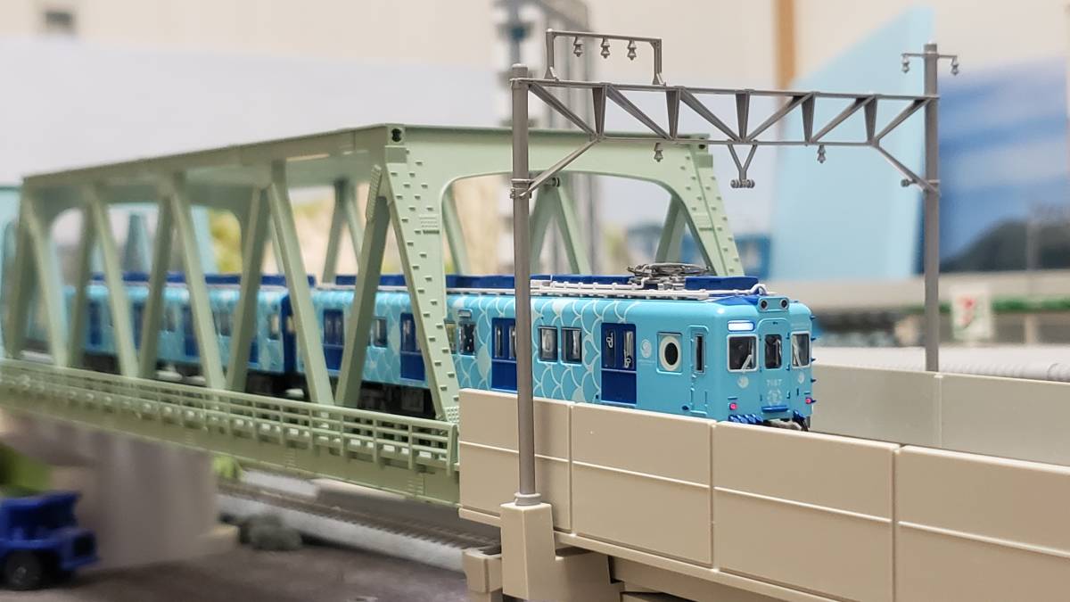 マイクロエース【南海7100系・めでたいでんしゃ（ブルー）2両セット