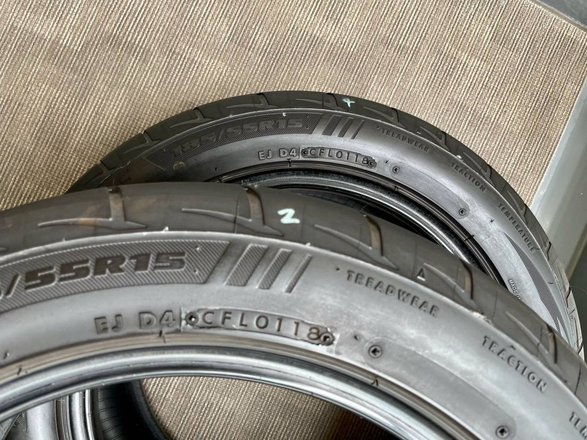 ★BS ポテンザ アドレナリン RE003 185/55R15 2018年製 中古4本セット★_2