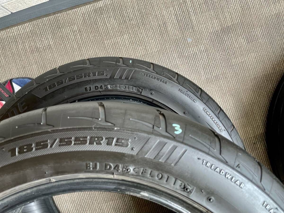 ★BS ポテンザ アドレナリン RE003 185/55R15 2018年製 中古4本セット★_3