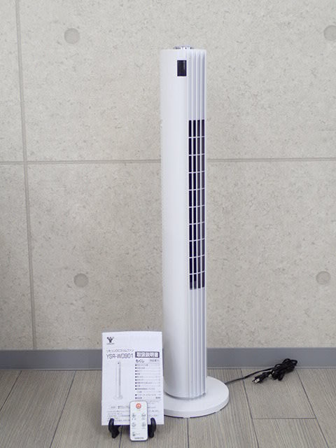 ○MT○【中古・2020年製】DCモータースリムファン タワーファン 風8段階