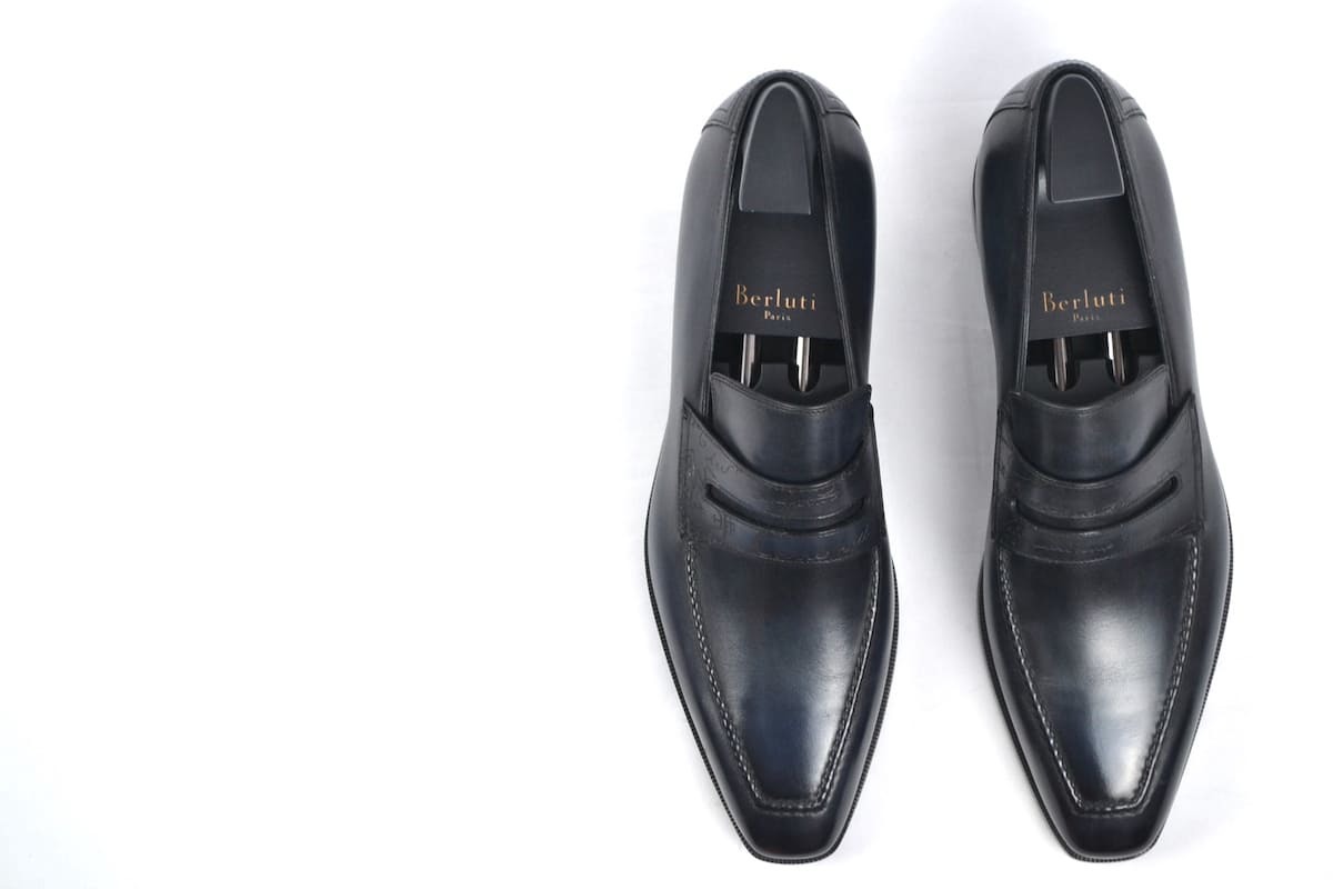 新品 BERLUTI ANDY DEMESURE NAVY ベルルッティ アンディ デムジュール 
