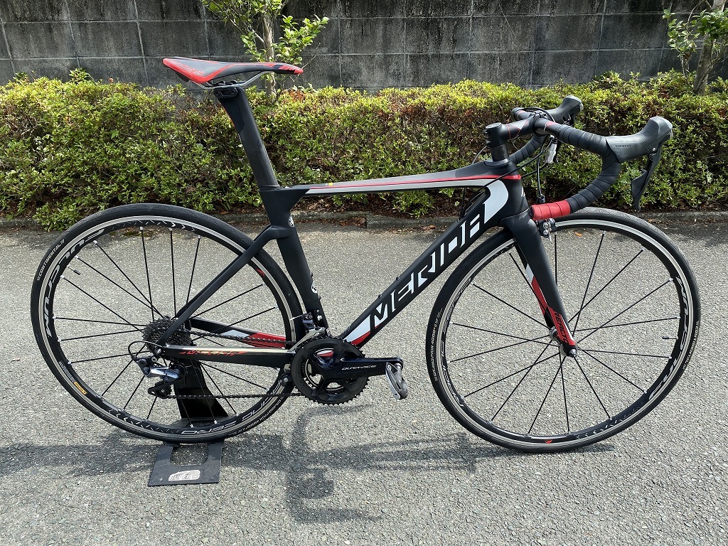 【赤字超特価，本物保証】 メリダ リアクト6000 カーボン 47ｃｍ レーシングゼロ デュラエース アルテグラ プチカスタム CF4 走行500km程度(460mm～)｜売買されたオークション情報、yahooの商品情報をアーカイブ公開 - オー 460mm～