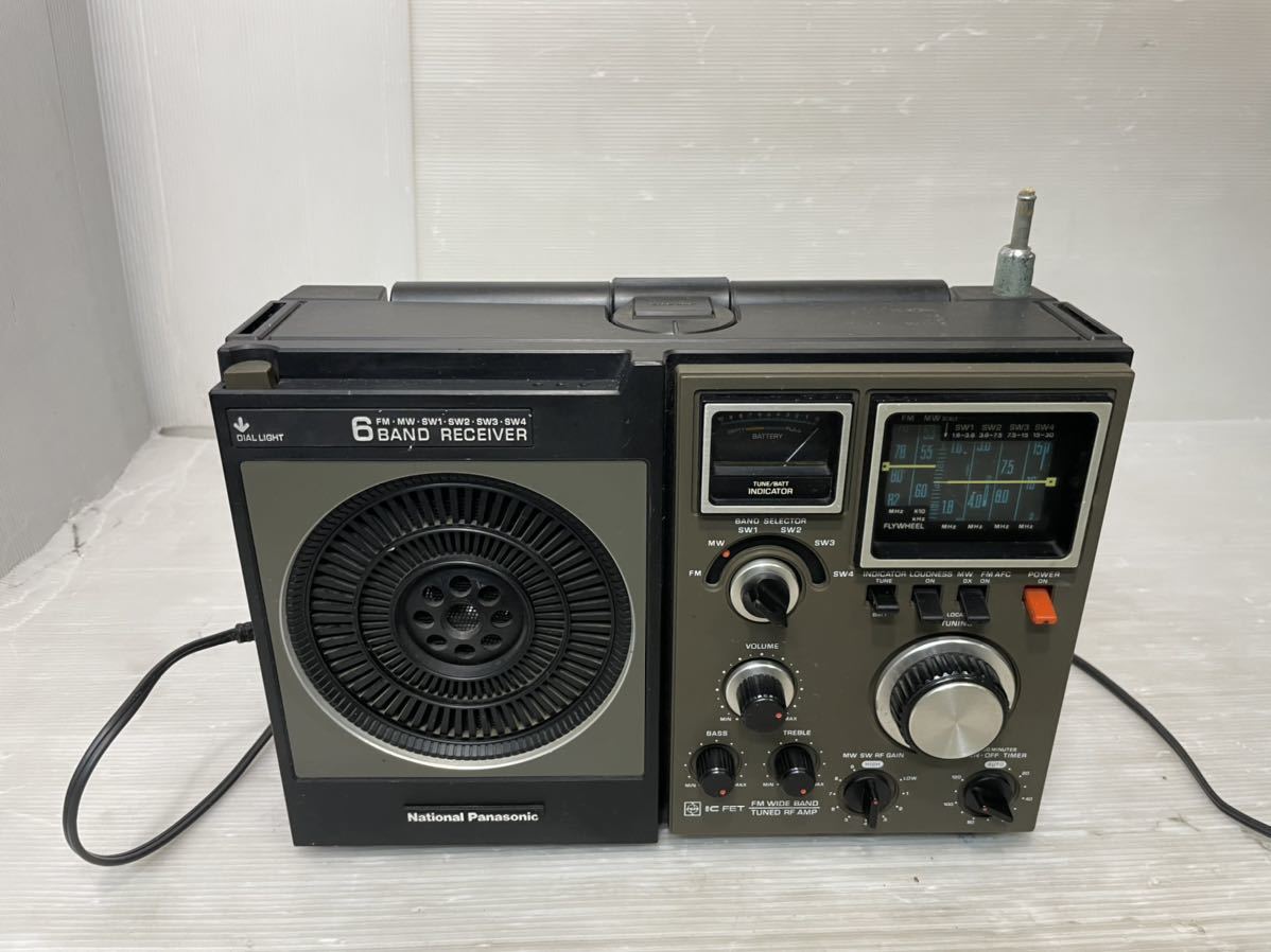 National Panasonic/ナショナルパナソニック RF-1180 レトロ 6バンド