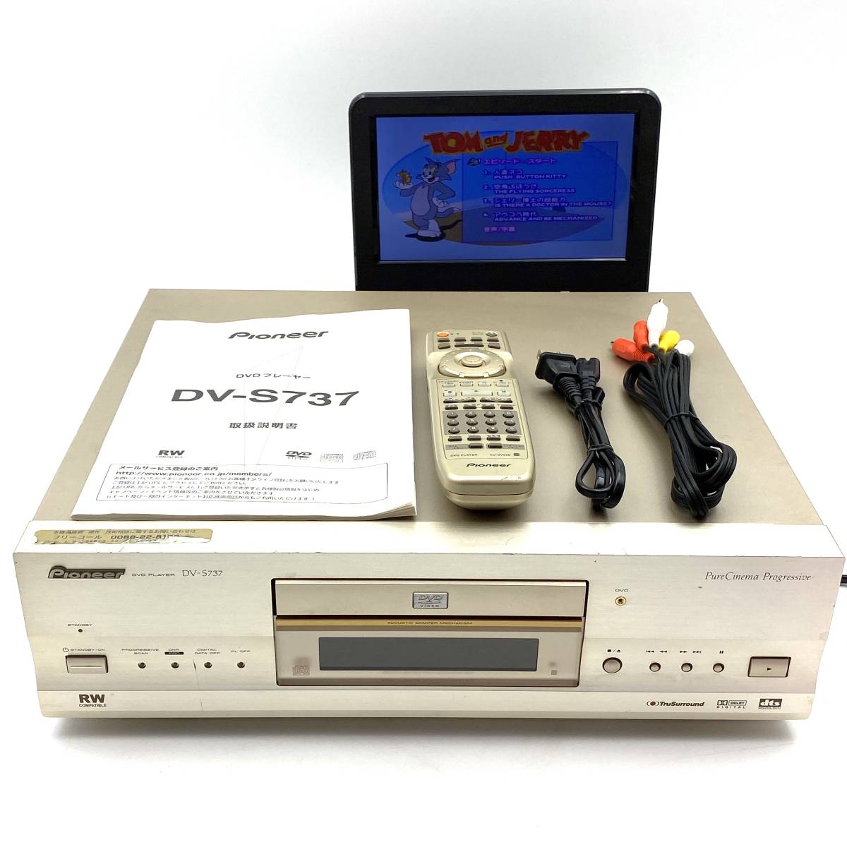 Pioneer DV-S737 DVDプレーヤー 本体のみ DVDプレーヤー 「DV