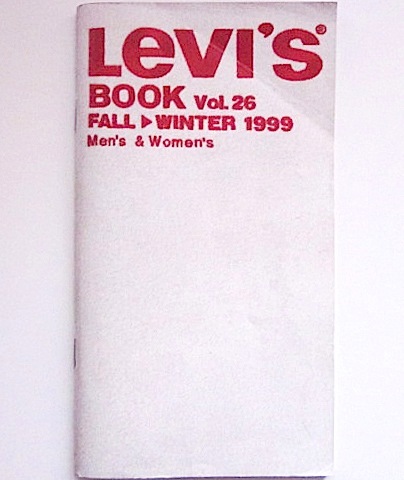 即決 ☆ 1999年 リーバイス カタログ ☆ LEVI'S ビンテージ 復刻 501XX