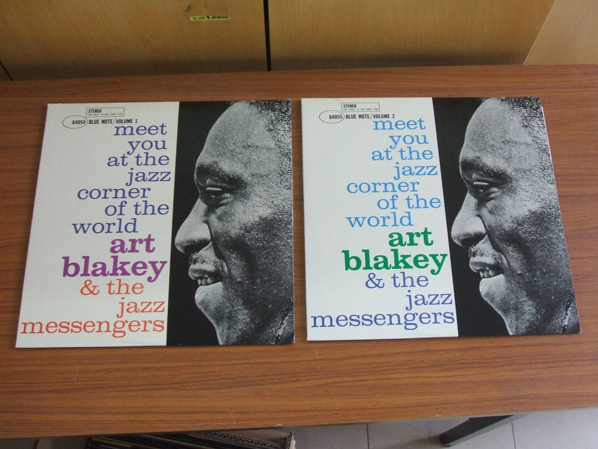 【日本盤(K18P9226/7)/まとめ売り】 ART BLAKEY (アート・ブレイキー) / MEET YOU AT THE JAZZ CORNER OF THE WORLD VOL.1&2 (LP) Art