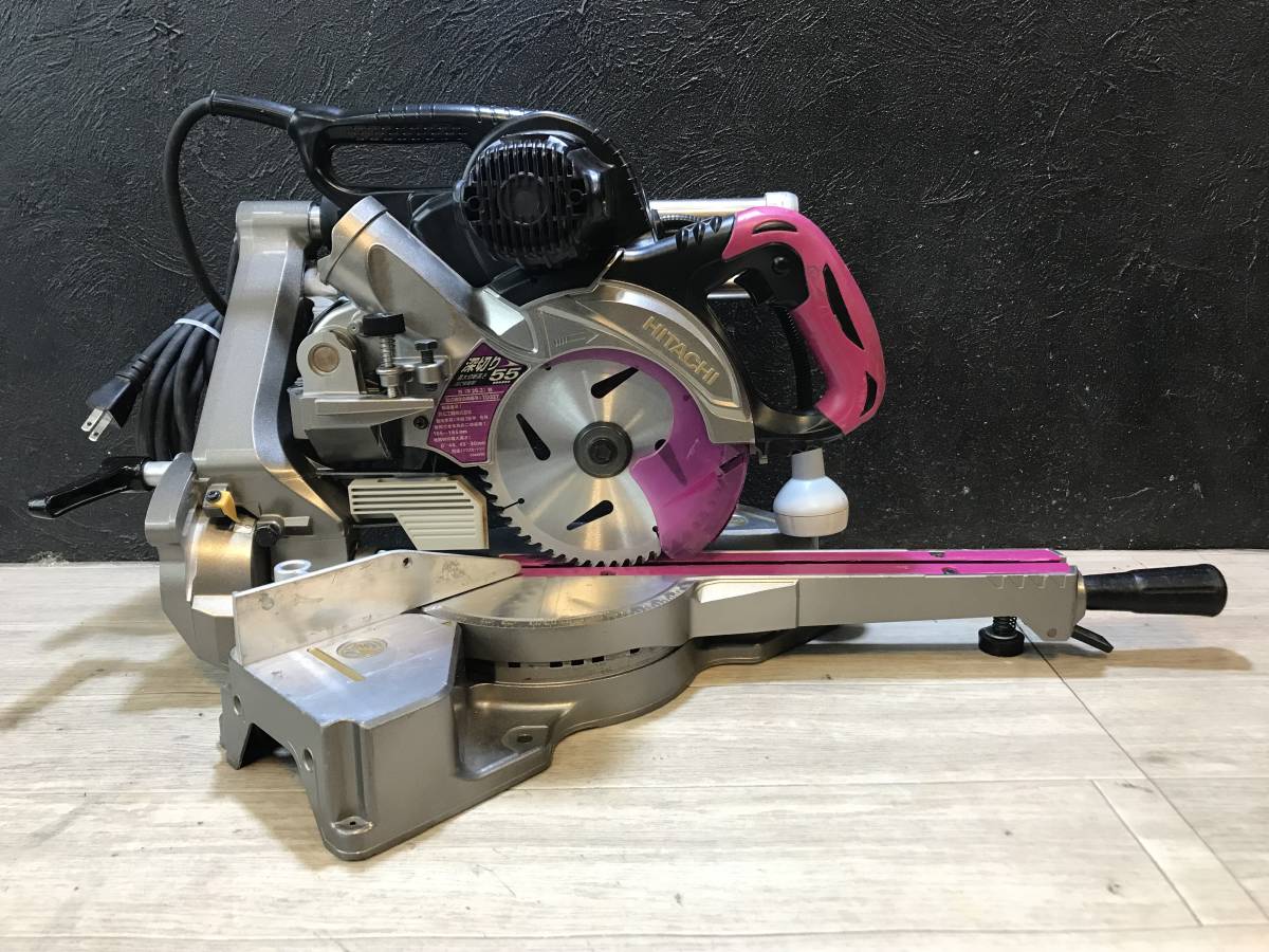 ◇中古良品◇ HITACHI/日立工機 165㎜ 卓上スライド丸のこ C6RSHC