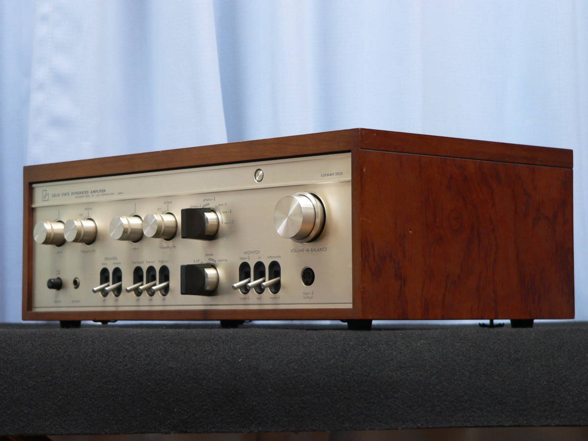 ジャンク ラックスマン SQ505X LUXMAN SQ505X プリメインアンプ LUXMAN