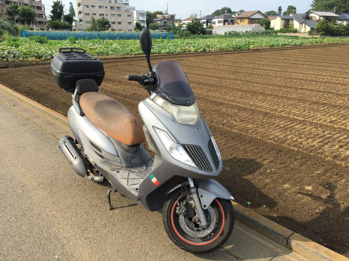 キムコ Dink125 車体は キムコ「ターセリーS125」に試乗｜標準で快適 