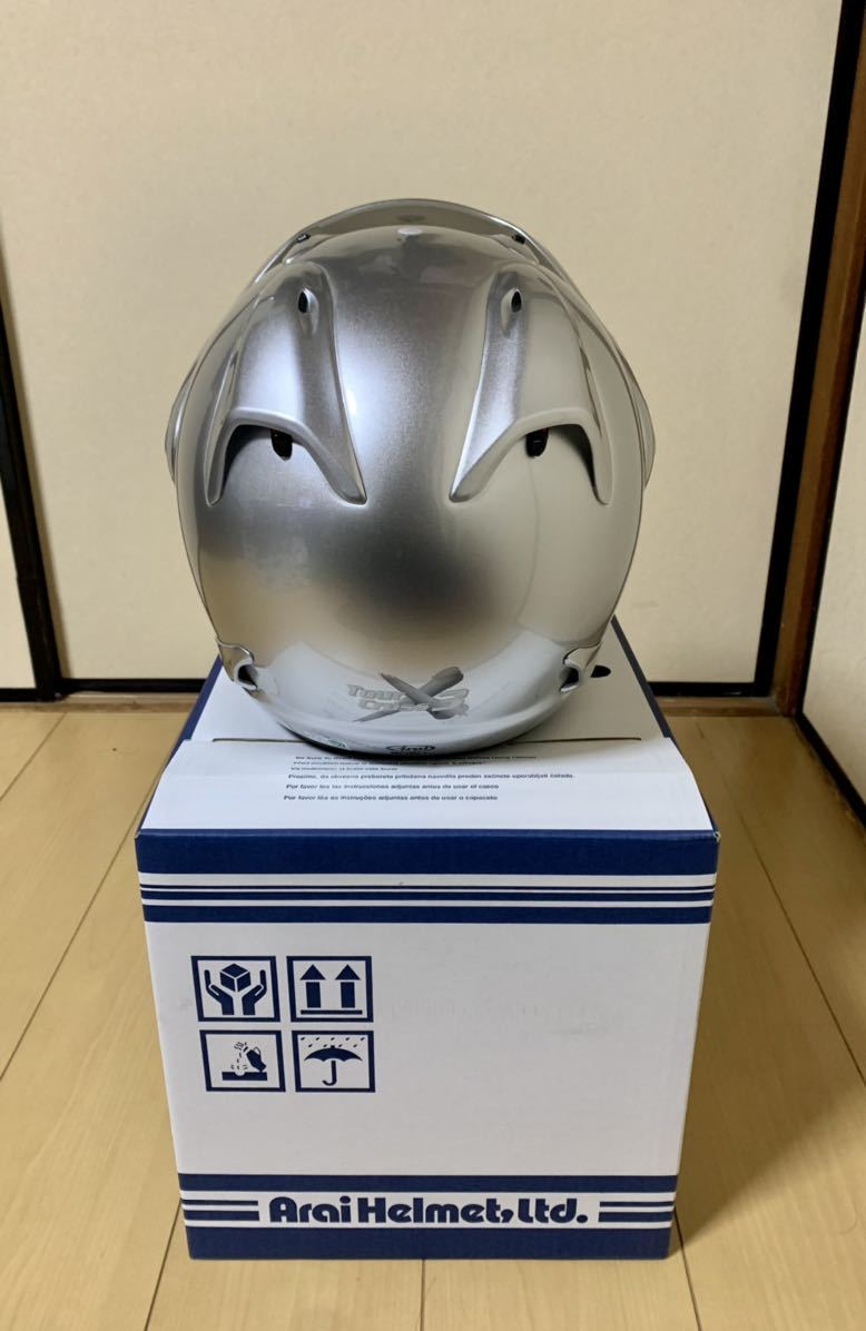 40%off~ 新品未使用 Arai TOUR CROSS3 アルミナシルバー XS 54cm