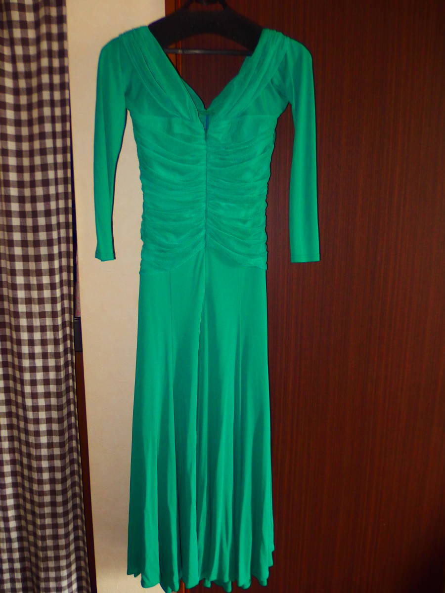 ☆チャコット Royal Dance グリーン スタンダードドレス♪ 社交ダンス