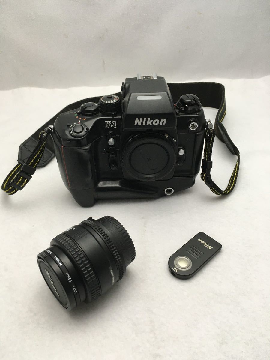 Nikon ニコン フィルムカメラ F4 MB-21 レンズ AF NIKKOR 50㎜ Nikon