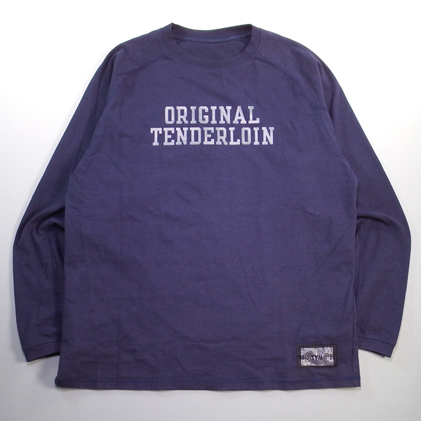 美品 20aw TENDERLOIN FREEDOM SLEEVE CUT&SEW Navy XL テンダーロイン 