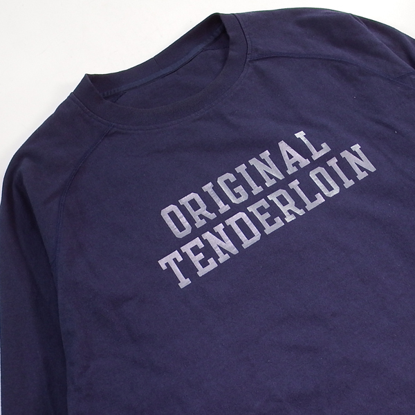 美品 20aw TENDERLOIN FREEDOM SLEEVE CUT&SEW Navy XL テンダーロイン 