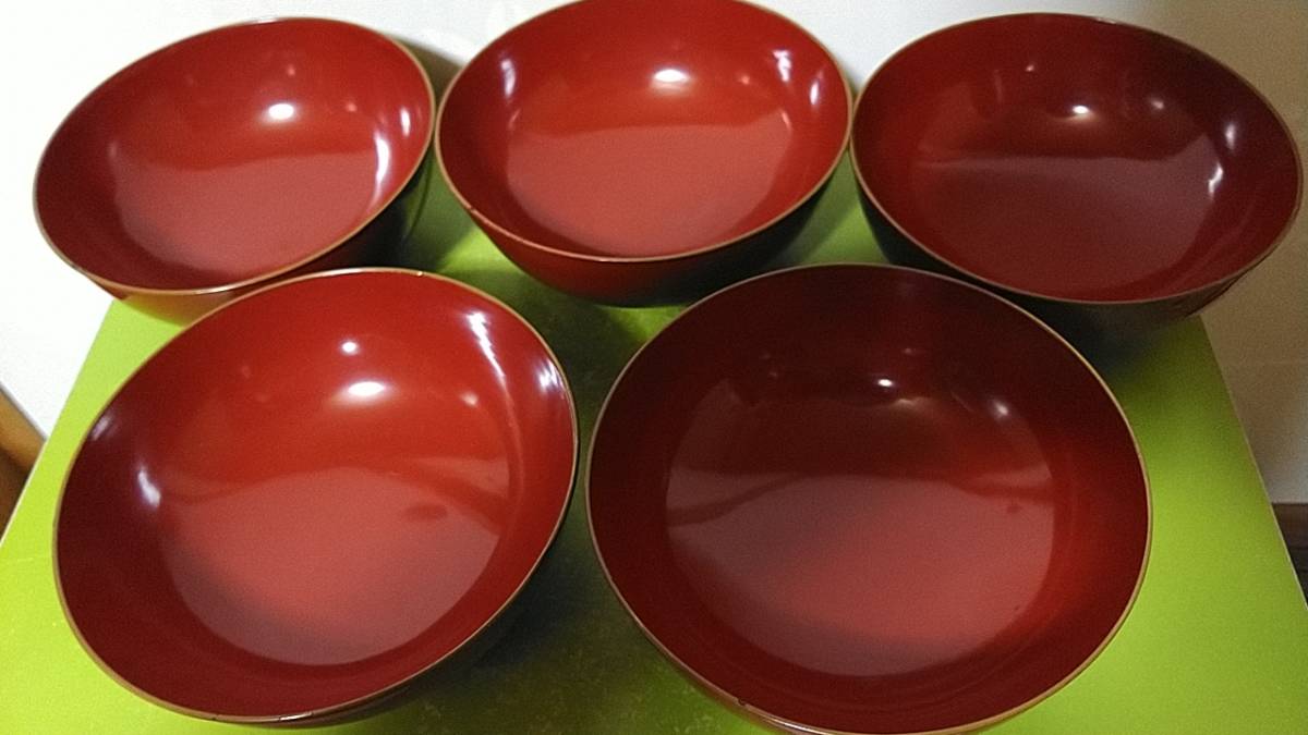 輪島塗 金蒔絵 双鶴 天然木 菓子椀 見返し 亀 黒塗 蓋付 明治・