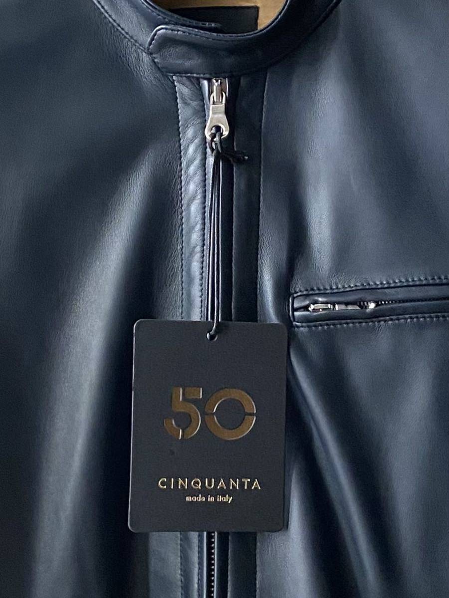 未使用 2020AW 50 CINQUANTA チンクワンタ スタンドカラー シングル
