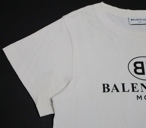 国内正規品 BALENCIAGA バレンシアガ 2018 BB ロゴ Tシャツ トップス 