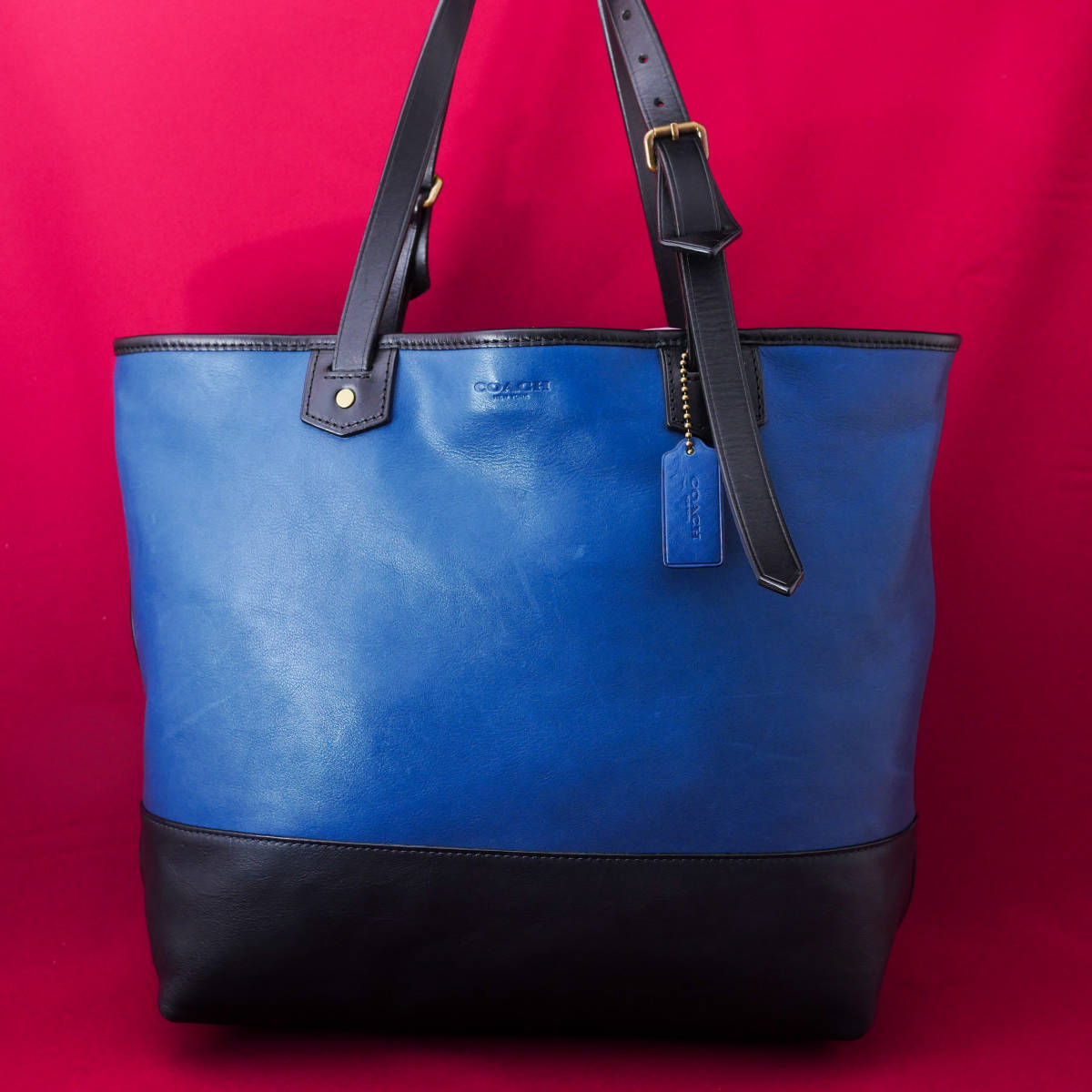 定番　COACH　トートバッグ　ハミルトン　レザー　ネイビー　A4 通勤　通学 定番 COACH トートバッグ ハミルトン レザー ネイビー A4 通勤 通学 メンズ