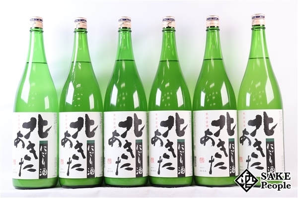 ☆注目! 北あきた にごり酒 6本セット 1800ml 15度 北鹿 秋田県 特別純