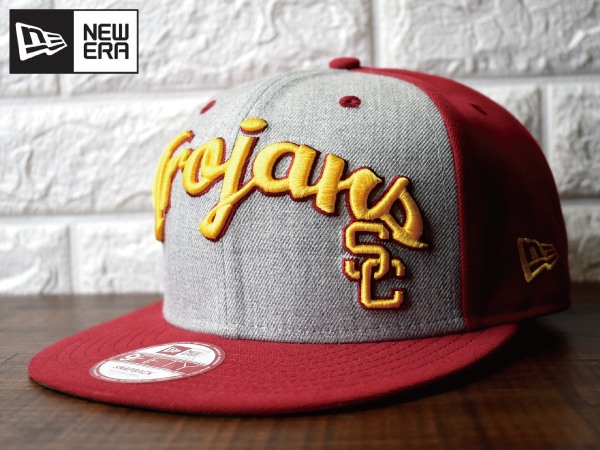 未使用品〕H296 NEW ERA×USC Trojans南カリフォルニア大学USカレッジ