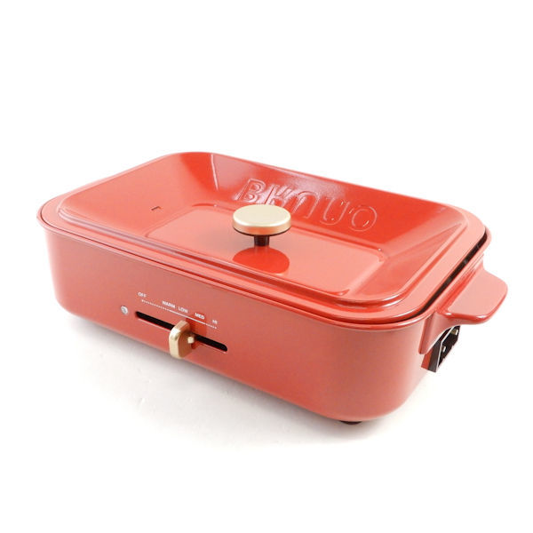 BRUNO コンパクトホットプレート BOE021-RD レッド | BRUNO◇ホット 