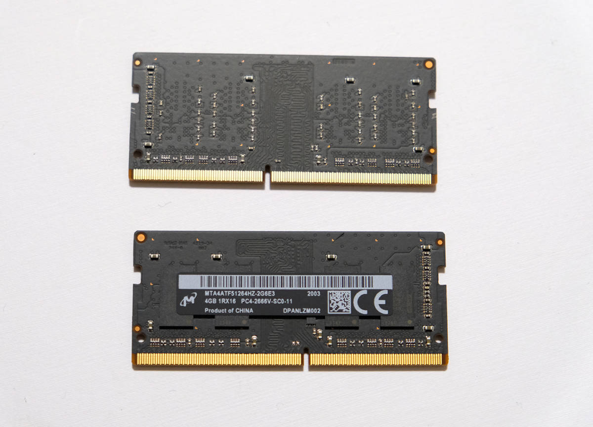 MacMini 2018 メモリ8GB 4GB×2 2 666MHz DDR4 SO-DIMM(DIMM)｜売買され