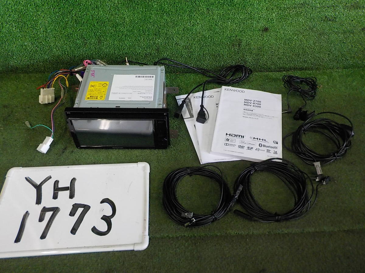 KENWOOD MDV-S707W カーナビ 本体 2019 map data ケンウッド メモリー