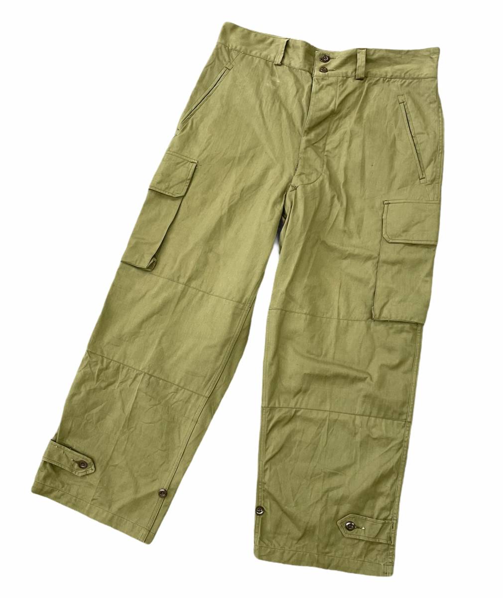 ■Appourchaux Bthune 実物 M-64 フランス軍 カーゴパンツ ワークパンツ ユーロミリタリー フレンチアーミー ビンテージ ■ 27
