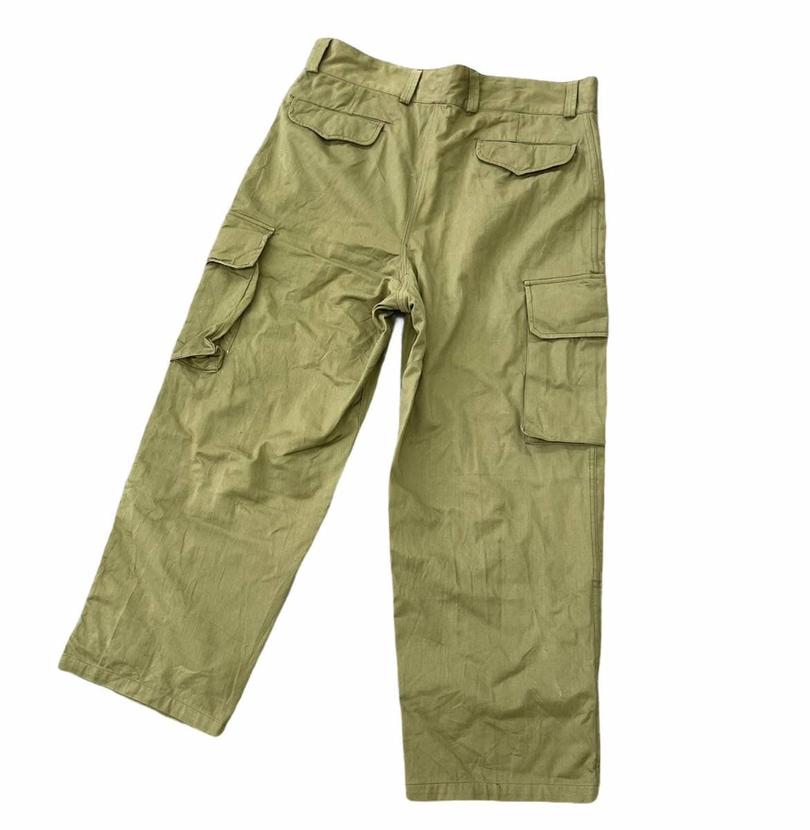 ■Appourchaux Bthune 実物 M-64 フランス軍 カーゴパンツ ワークパンツ ユーロミリタリー フレンチアーミー ビンテージ ■ 27
