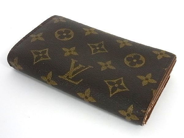 1円 LOUIS VUITTON ルイヴィトン M61730 モノグラム ポルトモネ 