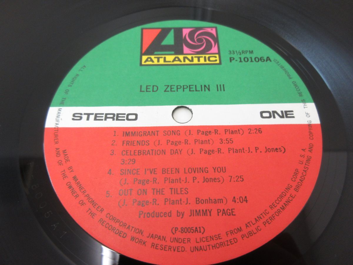 Yahoo!オークション - ツェッペリン 「レッド Zeppelin Led ⅲ」の落札