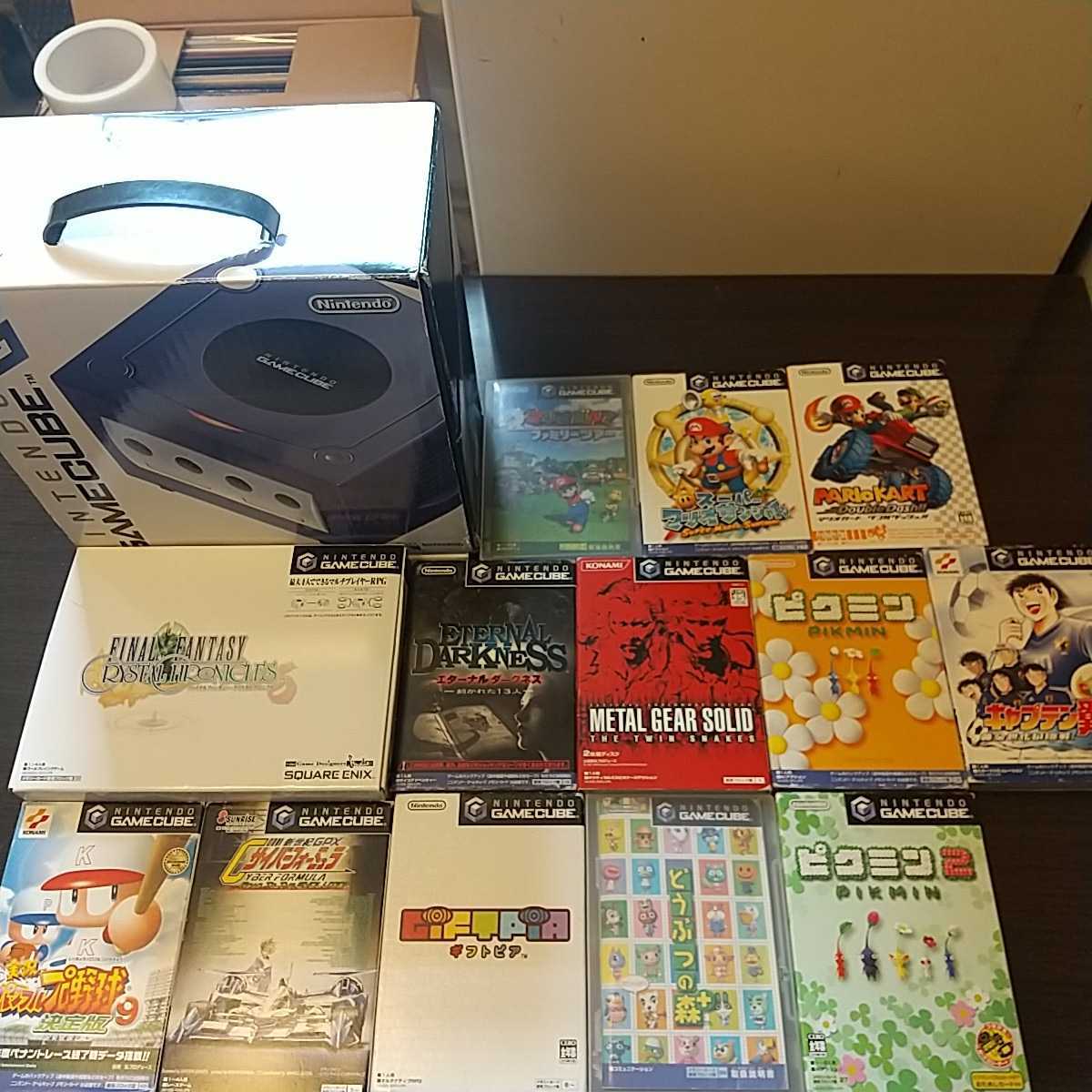 ゲームキューブ 本体 コントローラー3つソフト13本メモリーカード