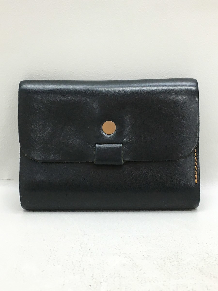 SLOW◇2つ折り財布/レザー/BLK/ブラック SLOW 財布 【公式通販】