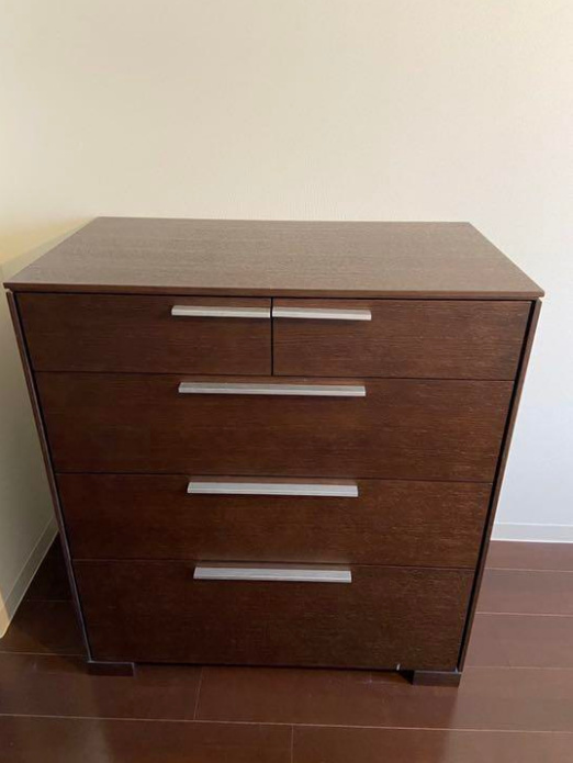 モーダエンカーサ 4段チェスト ウォールナット モーダエンカーサ 4段