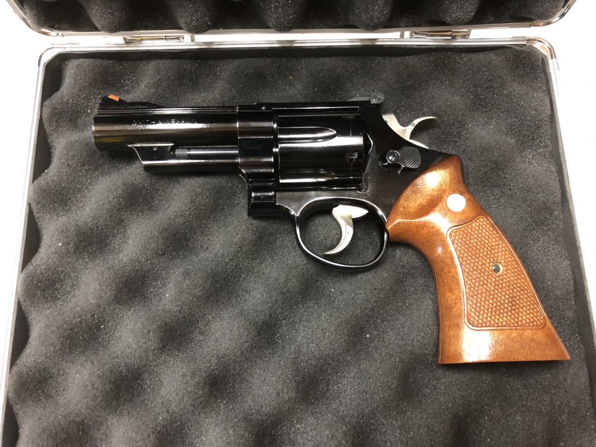 タナカ モデルガン M29 4インチ スチール ジュピターフィニッシュ 未発火 カウンターボアード C-Tec 未発火カート付 金属モデルガン 