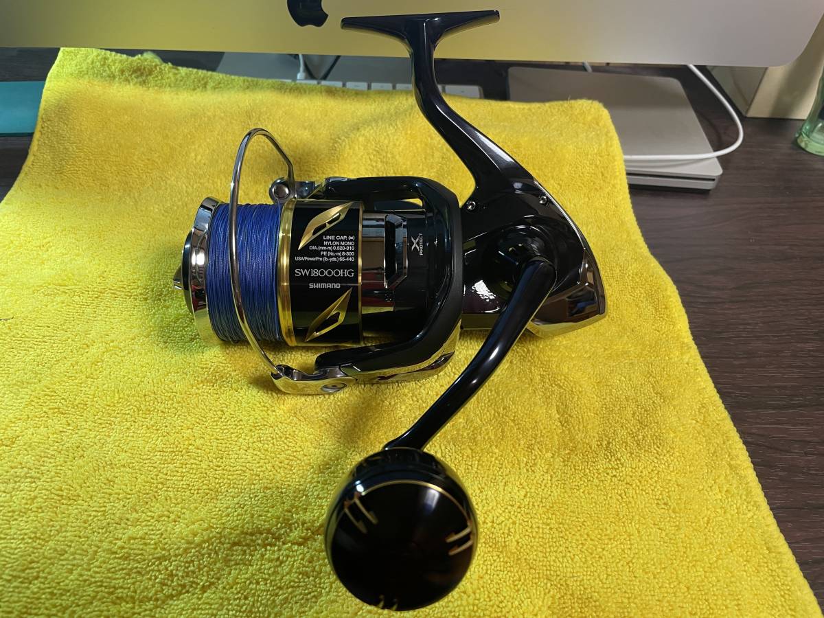 超美品！ シマノ20ステラSW 18000HG オシア8ライン付き SHIMANO 検 