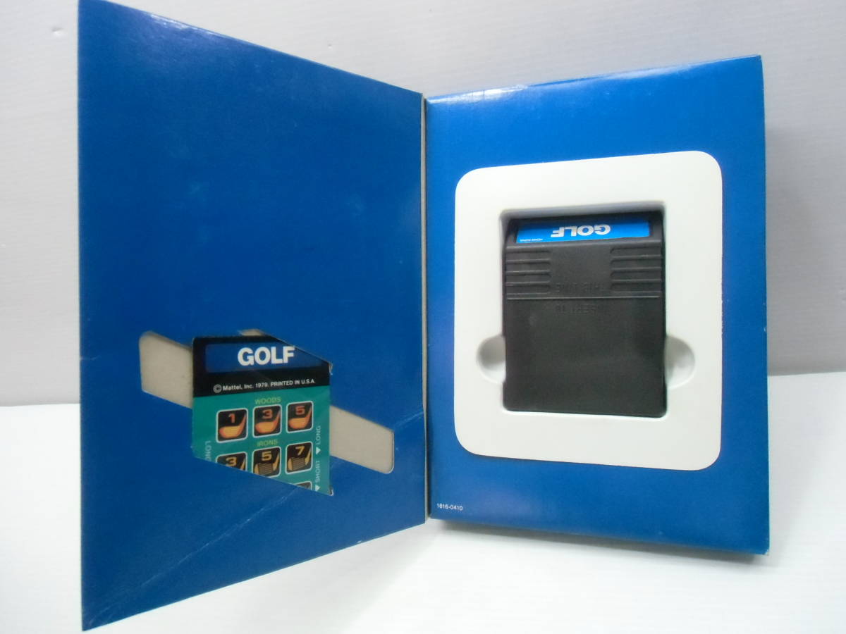 インテレビジョン　ゴルフ　未開封品 ②インテレビジョン Intellivision ソフト ゴルフ GOLF 箱付 説明書