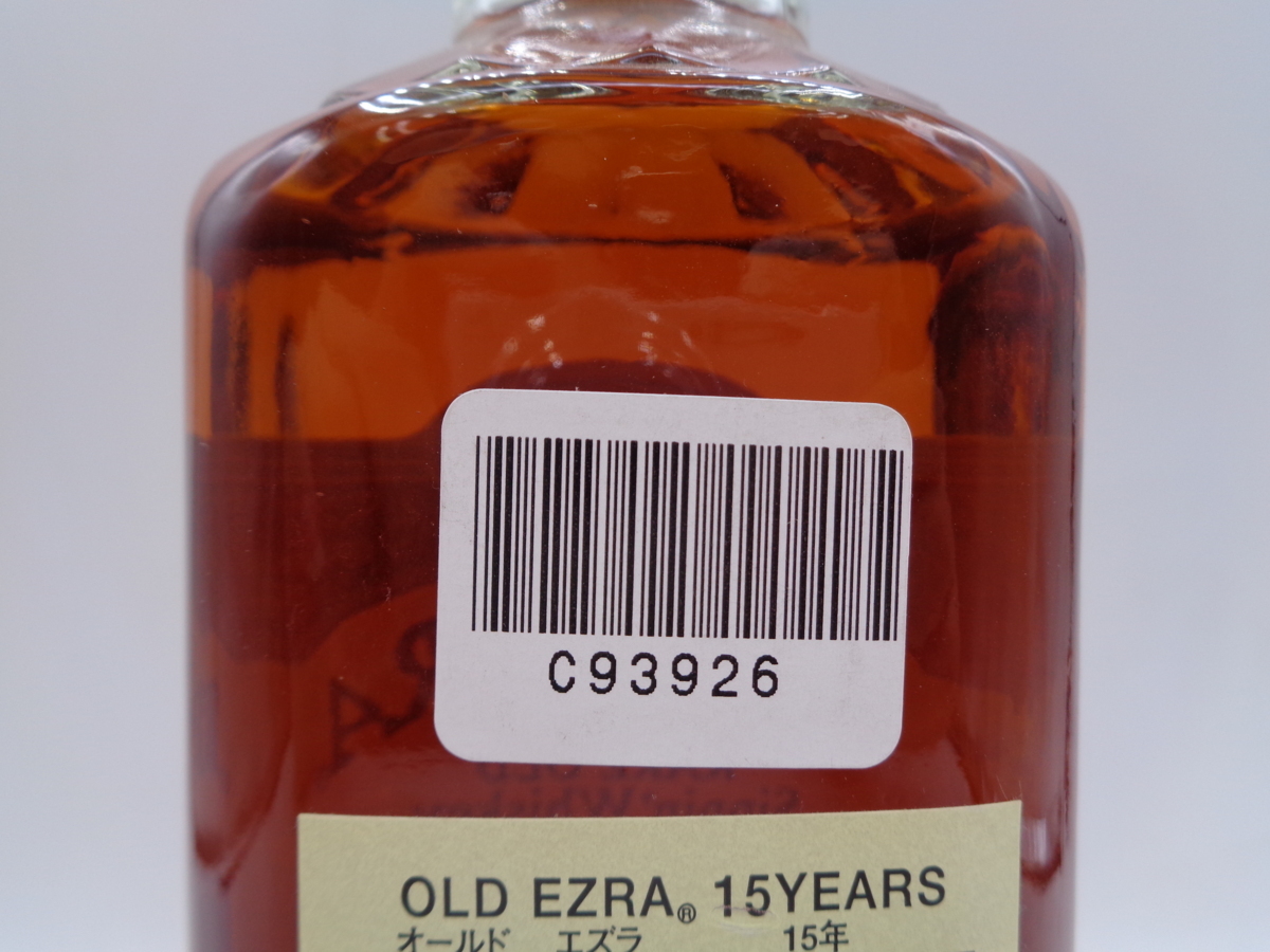 同梱OK商品】OLD EZRA 15年 オールド エズラ バーボン ウイスキー