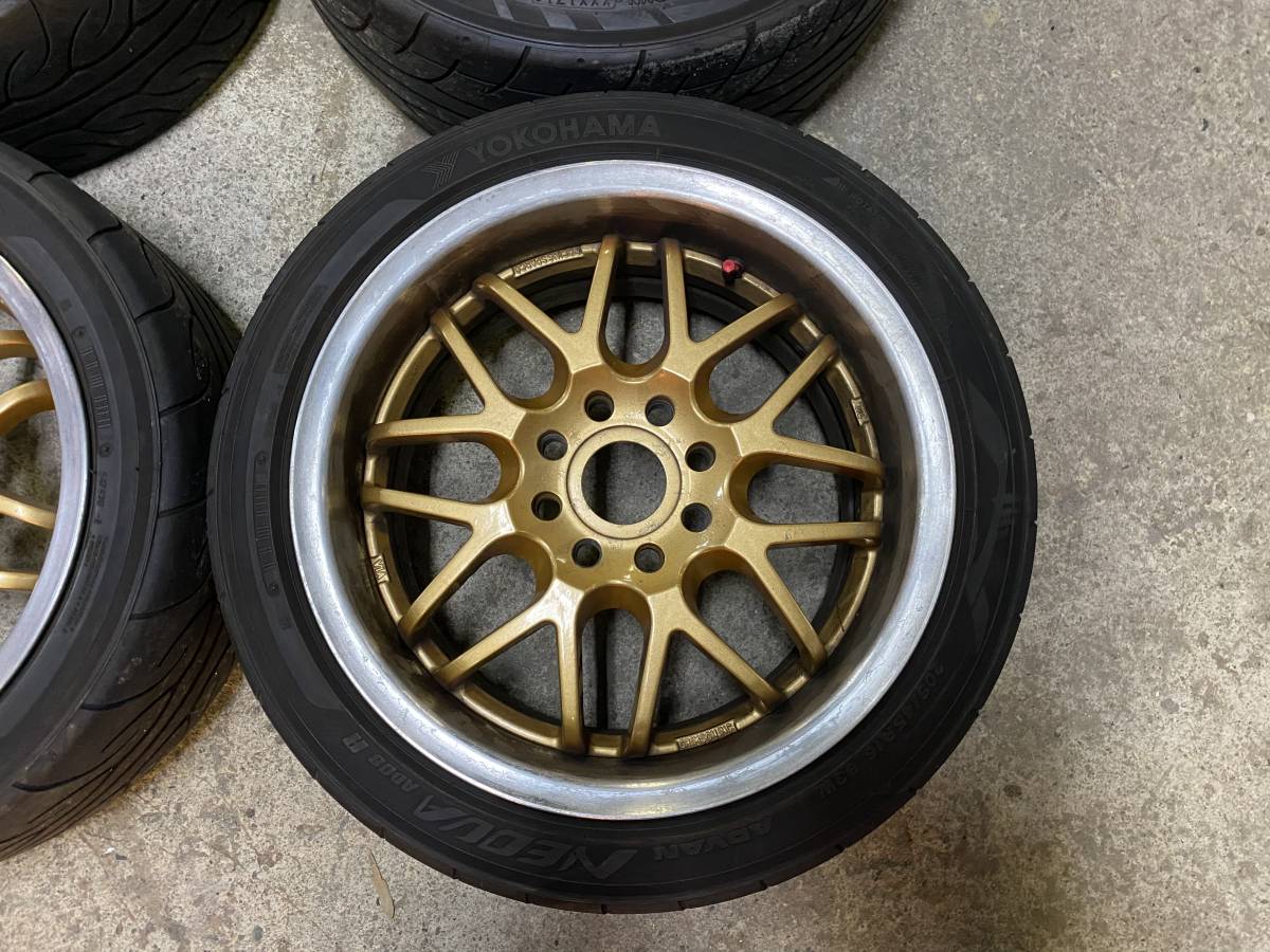 RacingSPARCOスパルコ 16インチ 4本 205/45R16 ネオバ旧車ドリ車深リム 