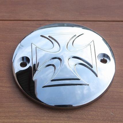 ポイントカバー 新品 クロス タイマーカバー 2穴 アイアン 縦穴
