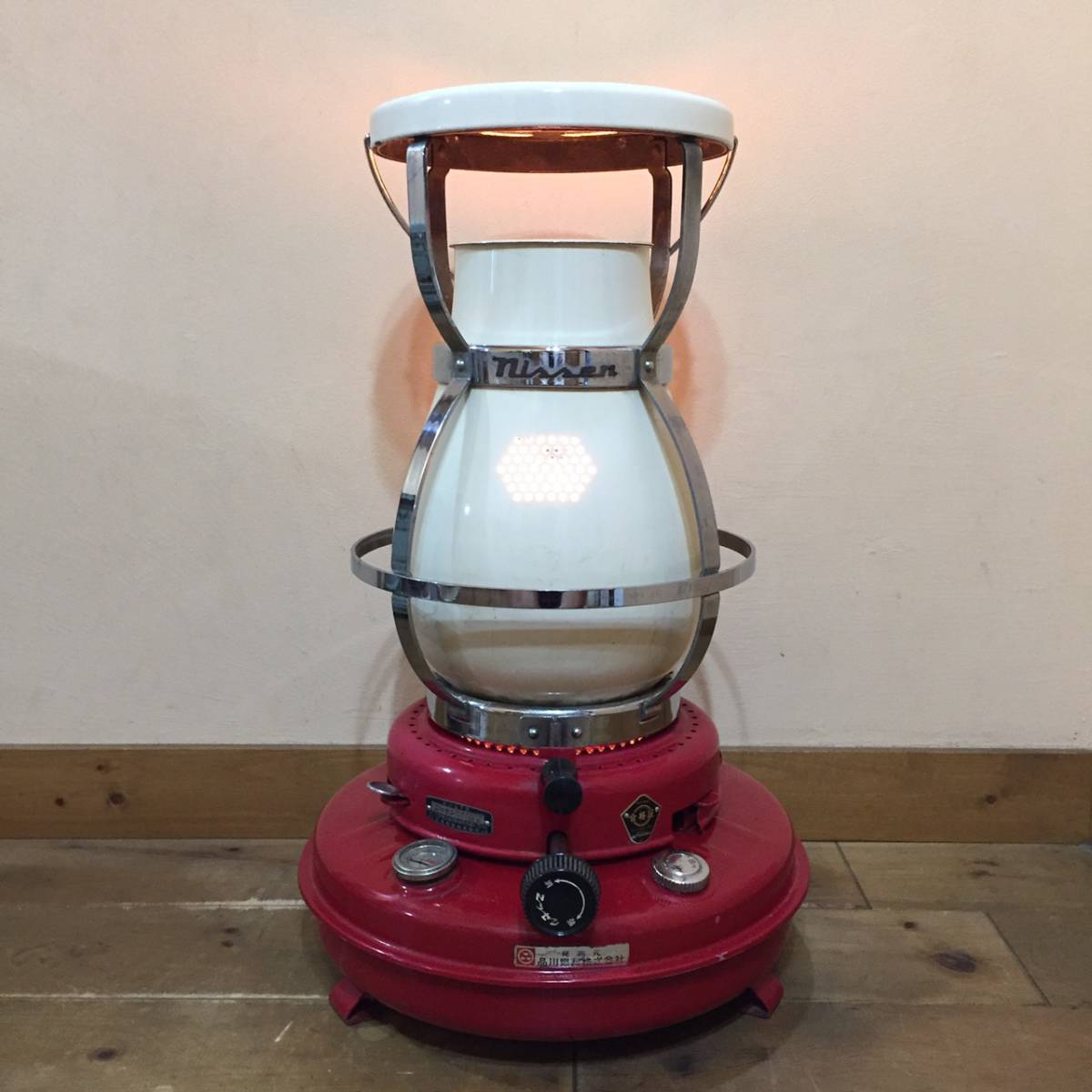 即決】◯レトロ SANYO 石油ストーブ 動作品 ガラス芯 サンヨー 灯油
