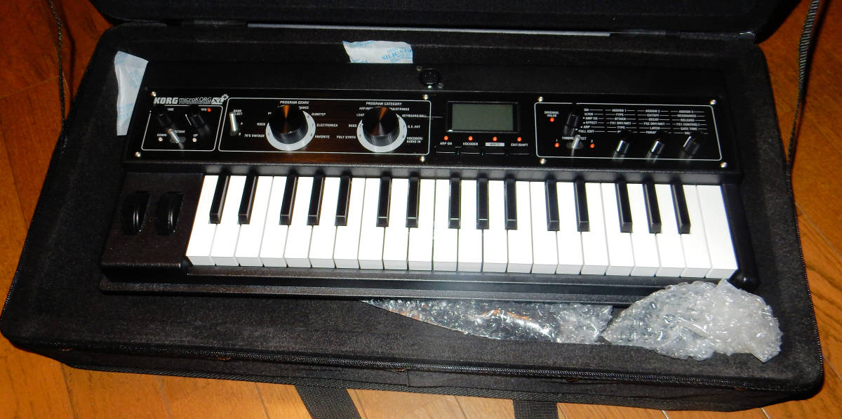 即決！送料無料！専用ケース付！未使用！ KORG コルグ microKORG XL+　アナログモデリングシンセ　付属品完備！