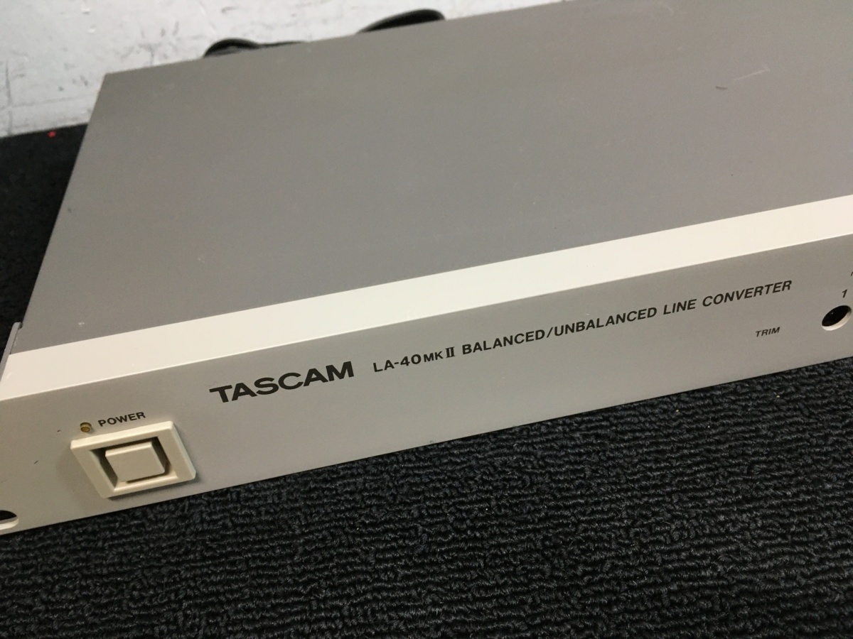 LA-40MKIII アンバランス⁄バランスラインコンバーター TASCAM