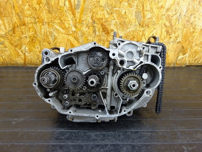 210810】SR500(1JN-216)◇ エンジン腰下 クランクシャフト ミッション