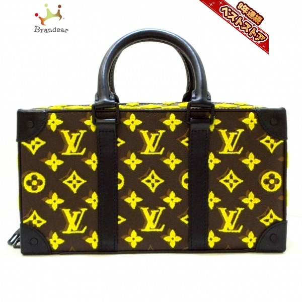 ルイヴィトン LOUIS VUITTON ハンドバッグ M45025 スピーディソフトトランク エンブロイダリーを施したモノグラム・キャンバス ジョーヌ