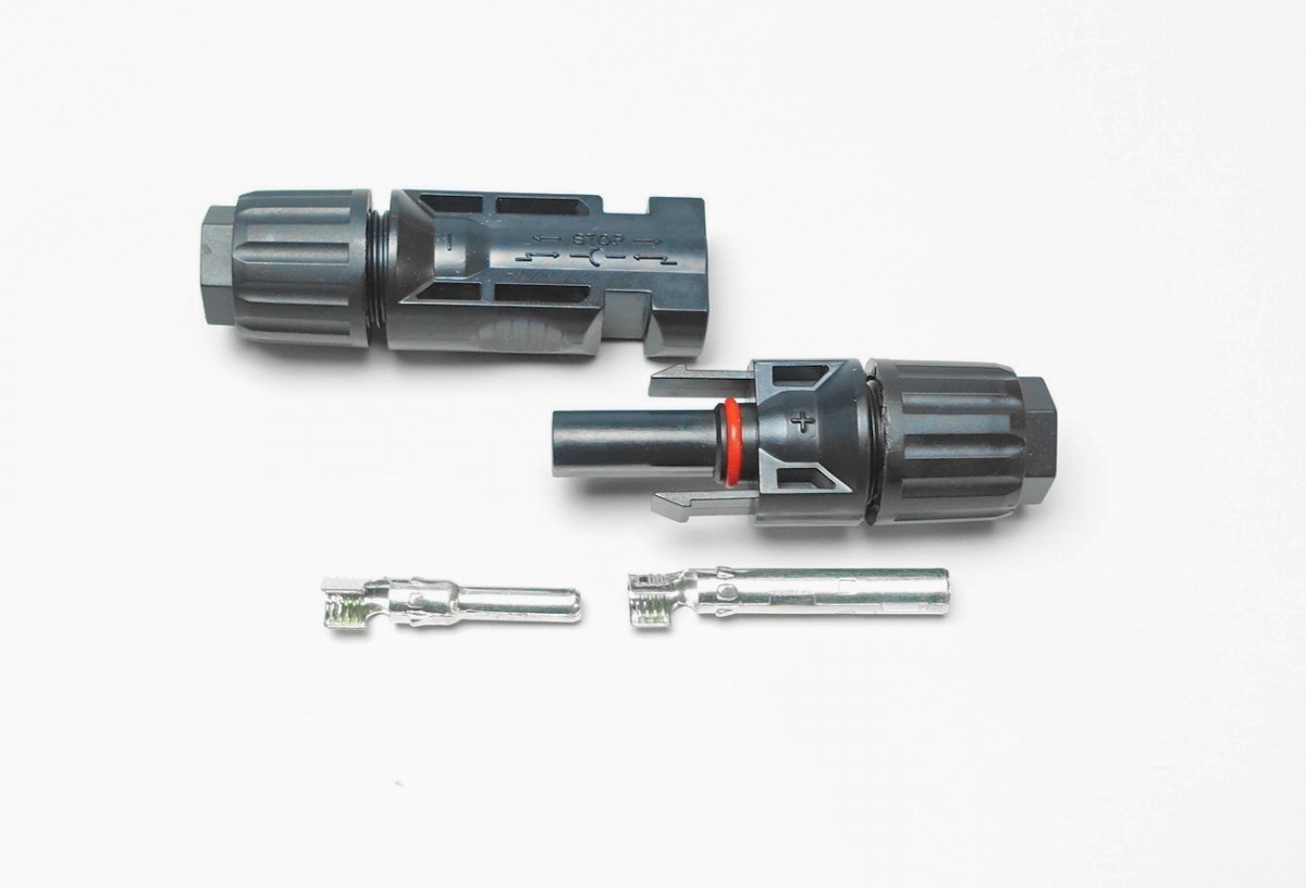 ソーラーパネル 接続ケーブル用 MC4 型 コネクター 200組セット